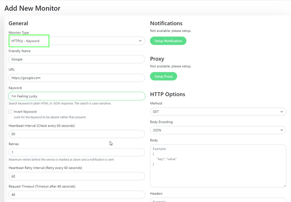 Setting Up Uptime Kuma Self Hosted Monitoring Tool